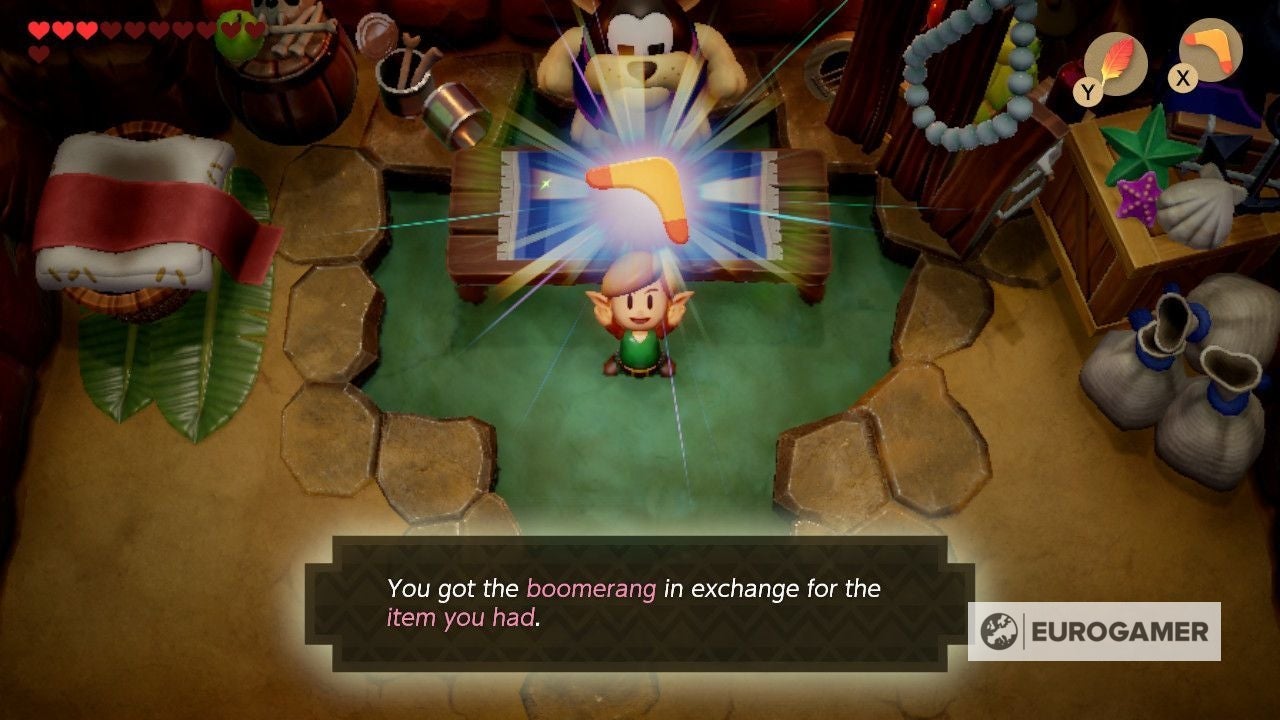 Zelda Link's Awakening trading sequence quest Where to trade the